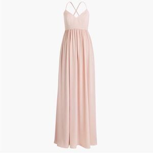 J. Crew Long Drapey Spaghetti Strap Maxi Dress Size 2